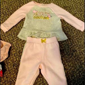 Baby Girl 6/9m Juicy Couture Sweat Outfit